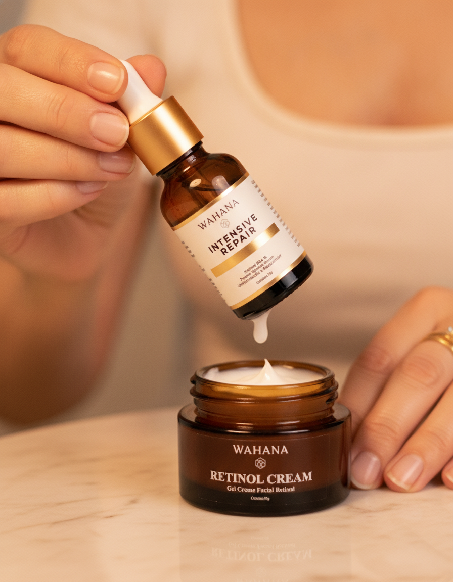 Retinol para Iniciantes: Guia Definitivo e Seguro - Retinol Cream e Intensive Repair