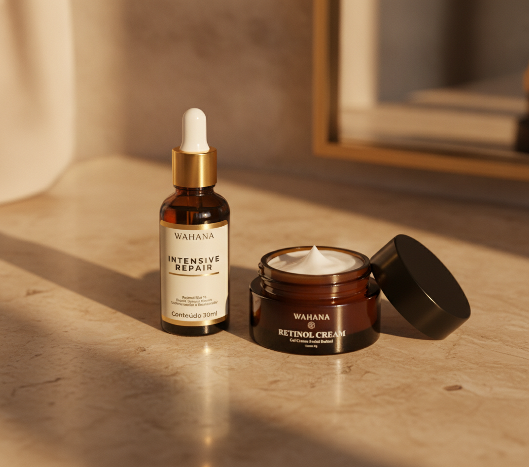 Hidratação vs Nutrição da Pele: Entenda a Diferença - Intensive Repair e Retinol Cream