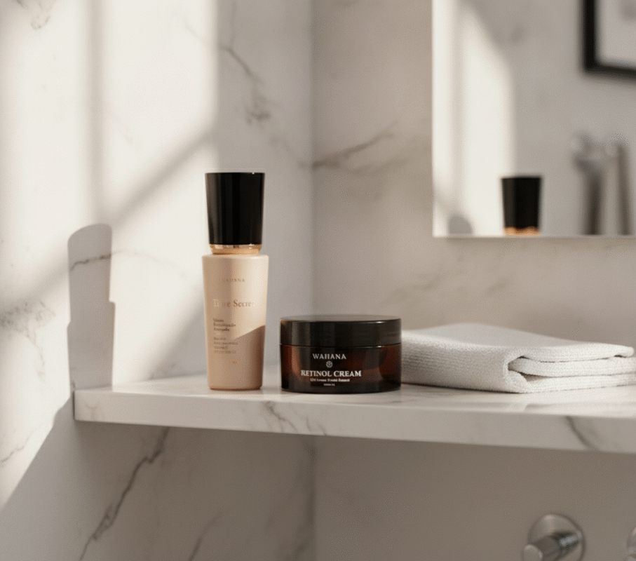 Skincare Minimalista: O Que Realmente Importa na Sua Rotina - Time Secret e Retinol Cream