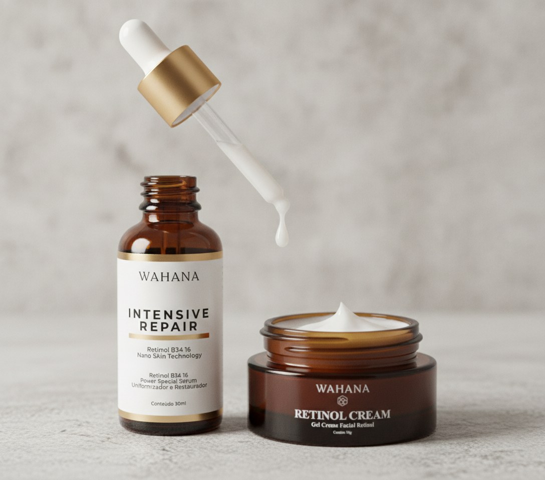 Manchas de Sol: Como Tratar e Uniformizar a Pele no Inverno - Intensive Repair e Retinol Cream
