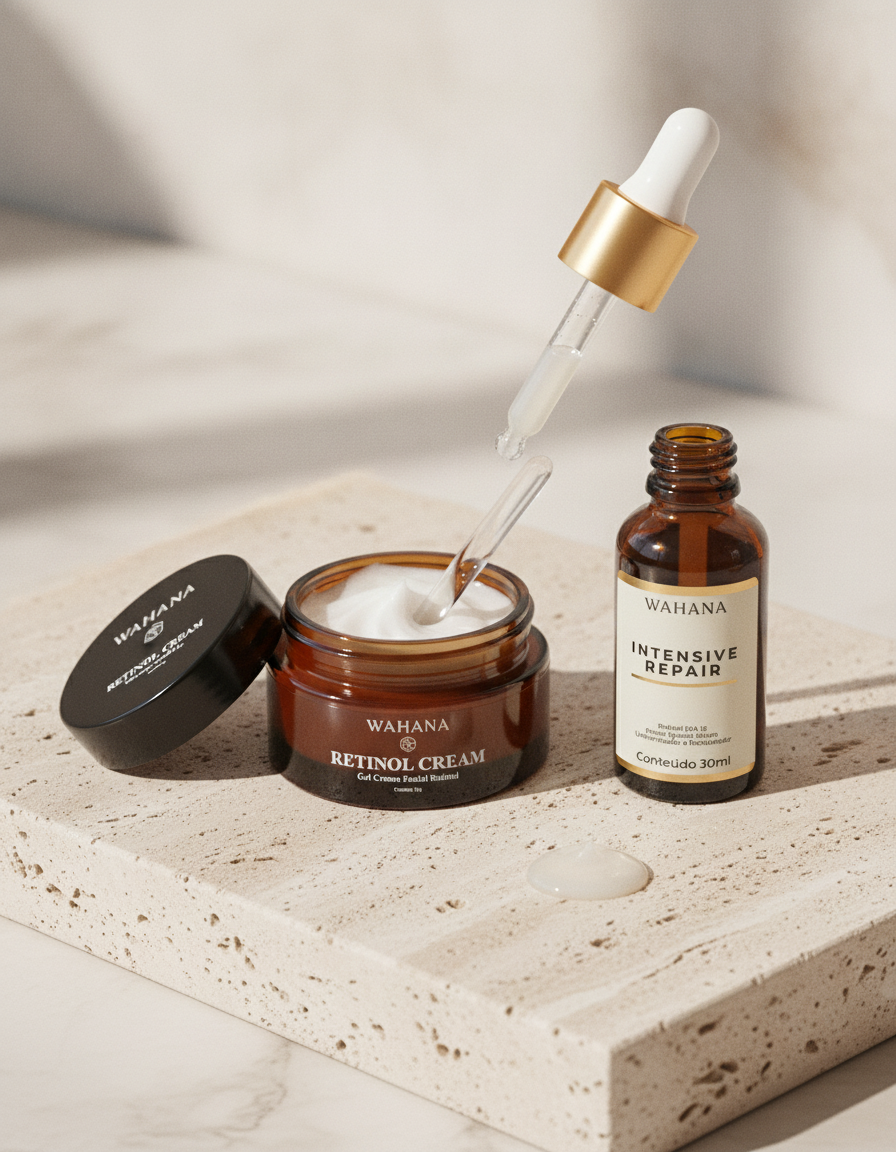 Retinol para Pele Sensível: Como Usar Sem Irritação - Retinol Cream e Intensive Repair