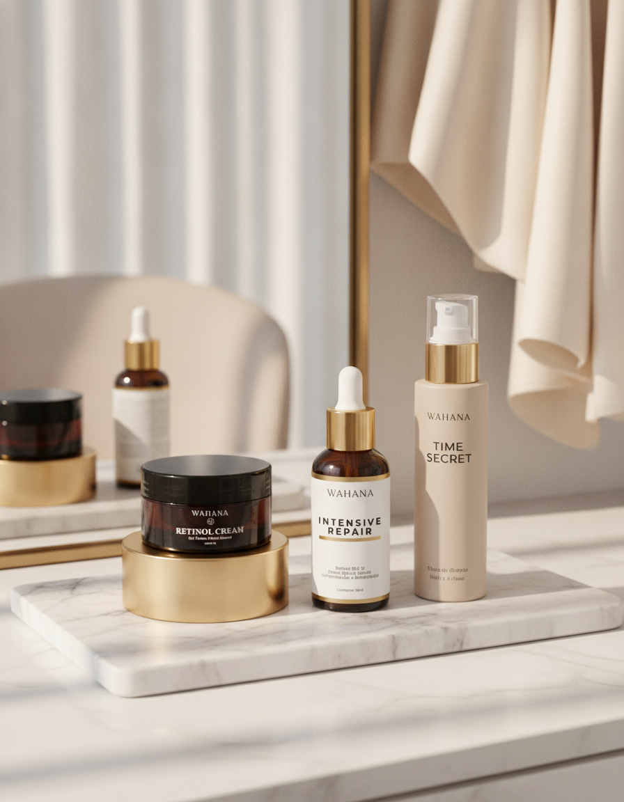 Peptídeos ou Retinol? Entenda a Diferença e Como Combinar - Retinol Cream e Intensive Repair