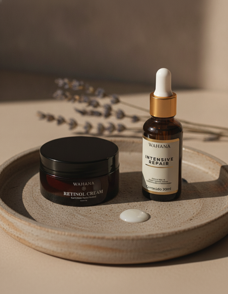 Retinol para Iniciantes: Como Inserir na Rotina Sem Irritar a Pele - Retinol Cream e Intensive Repair