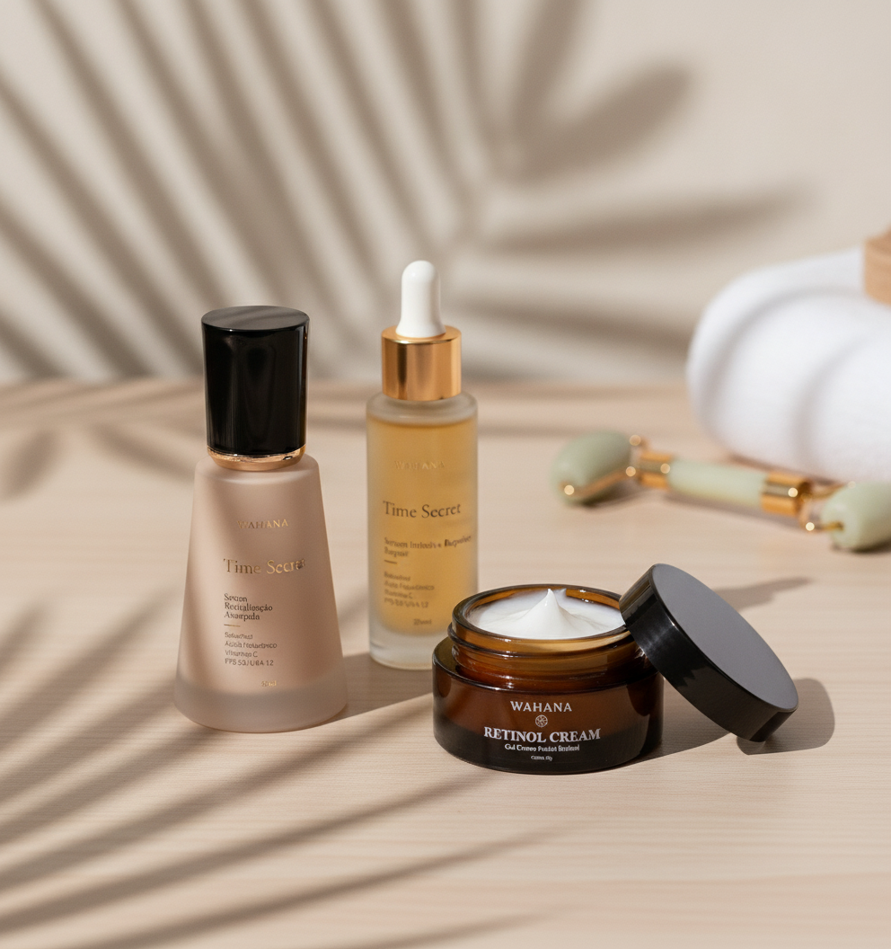 Como Clarear Manchas de Sol e Uniformizar o Tom da Pele - Retinol Cream e Time Secret