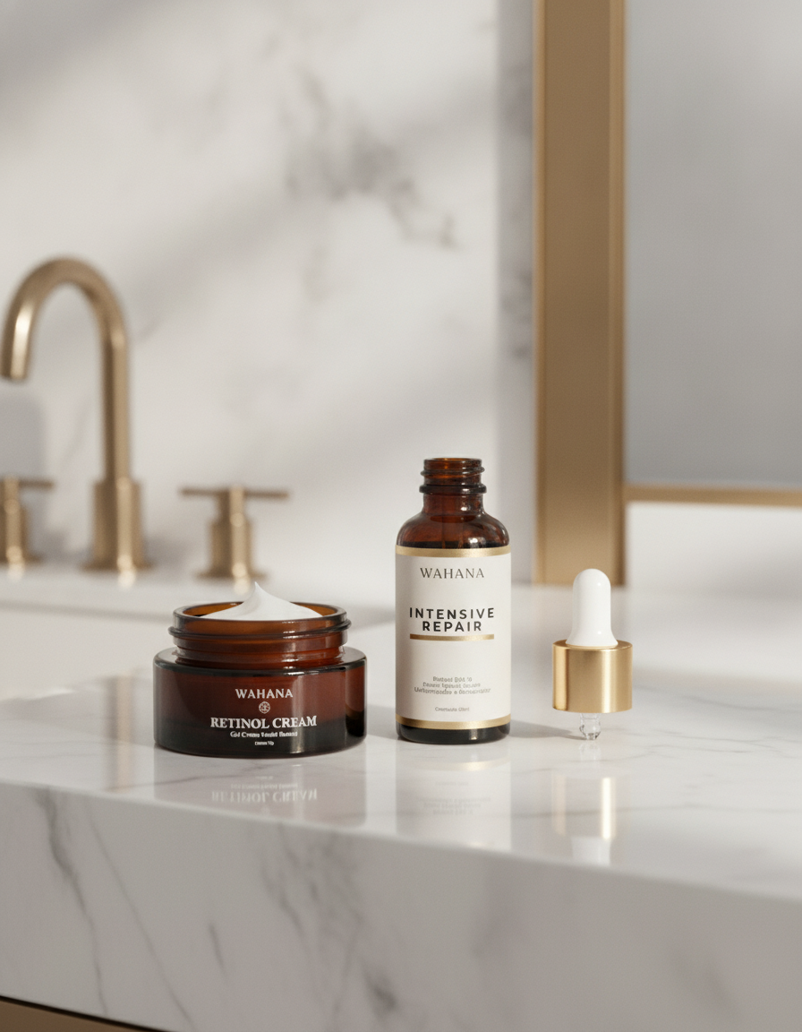 Retinol para Iniciantes: Como Começar a Usar Sem Irritar a Pele - Retinol Cream e Intensive Repair