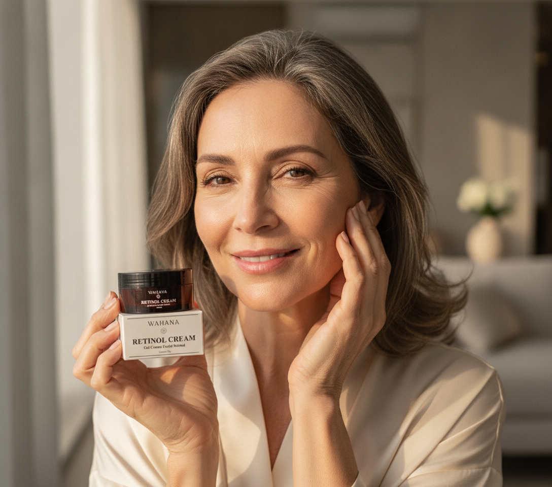 Skincare para Pele Madura 50+: O Que Realmente Funciona? - Retinol Cream