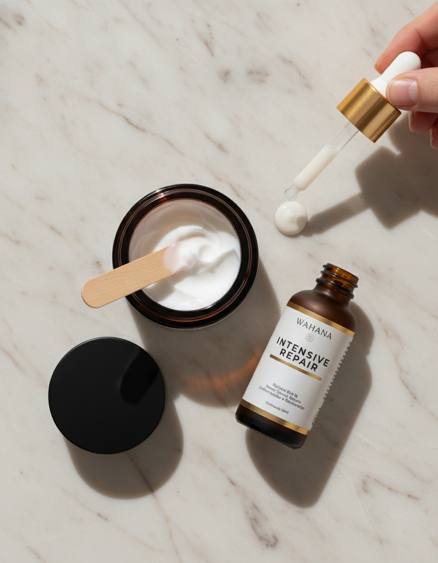 Skincare para Pele Madura 50+: O Que Realmente Funciona? - Retinol Cream e Intensive Repair