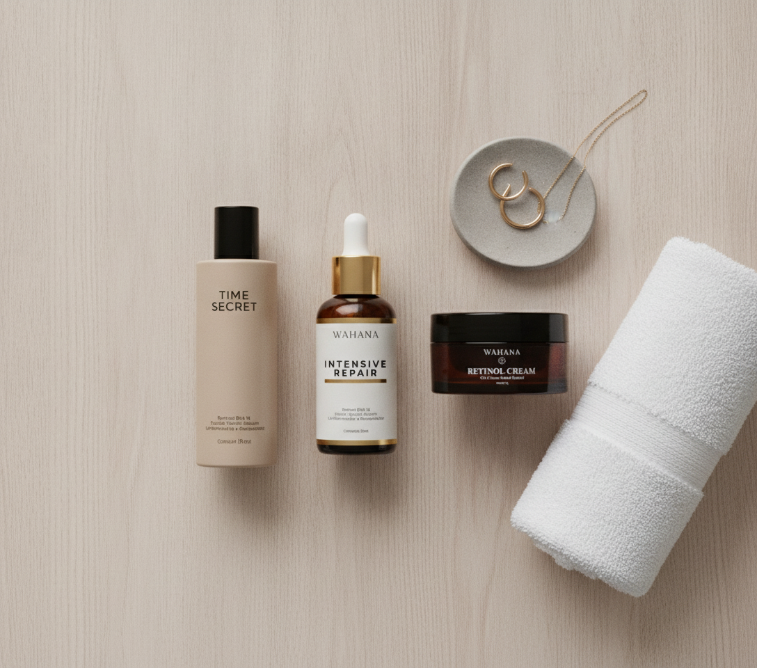 Flacidez Facial: O Que Fazer para Recuperar a Firmeza - Intensive Repair e Retinol Cream