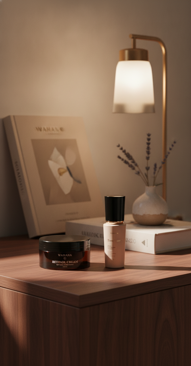 Rotina Noturna Anti-idade: O Passo a Passo Definitivo - Retinol Cream e Time Secret
