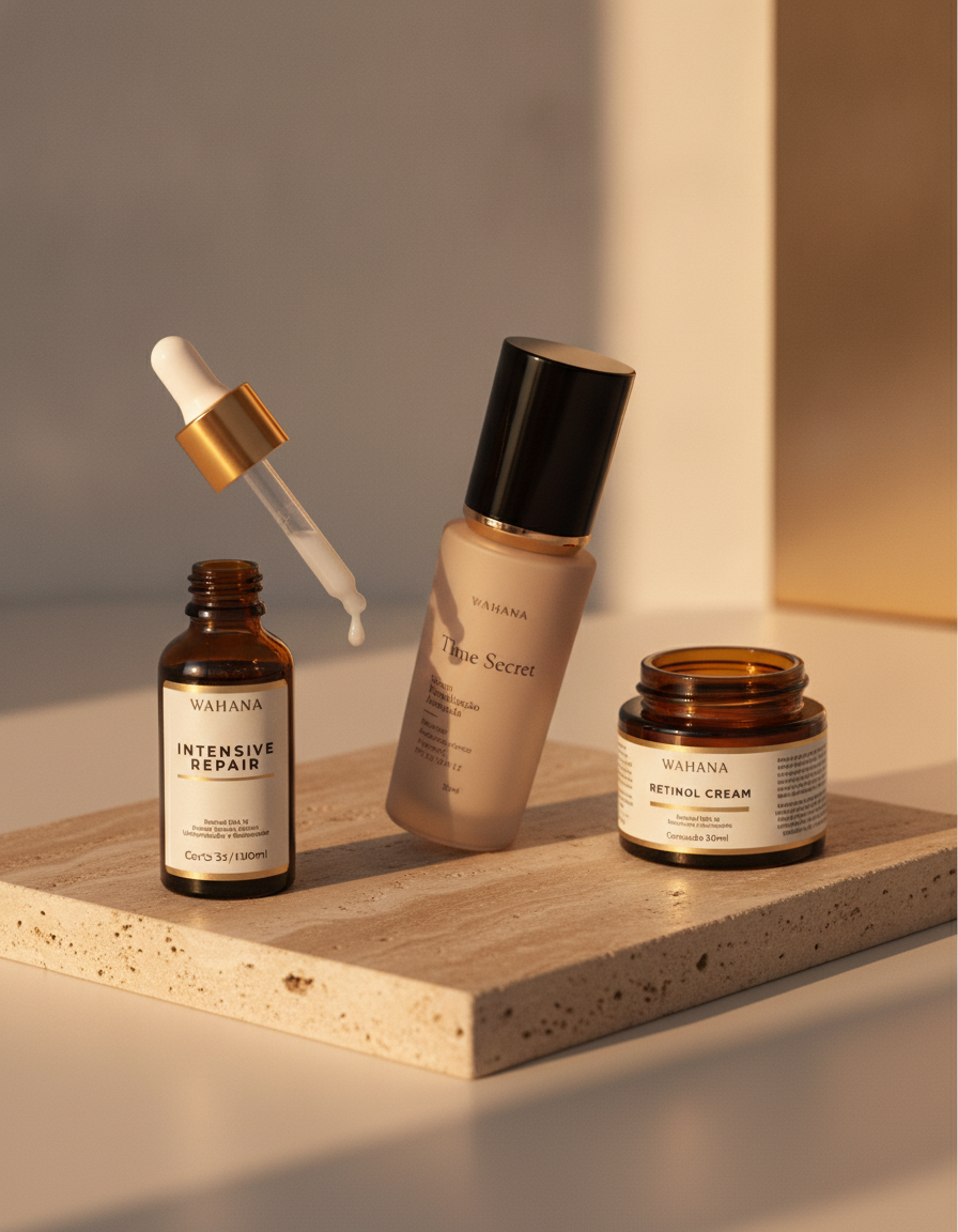 Skincare na Menopausa: Como Cuidar da Pele Madura - Time Secret e Intensive Repair