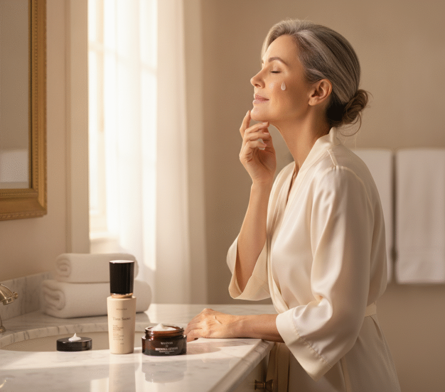 Kit Rejuvenescimento Completo Wahana: A Rotina Definitiva para 50+ - Time Secret e Retinol Cream
