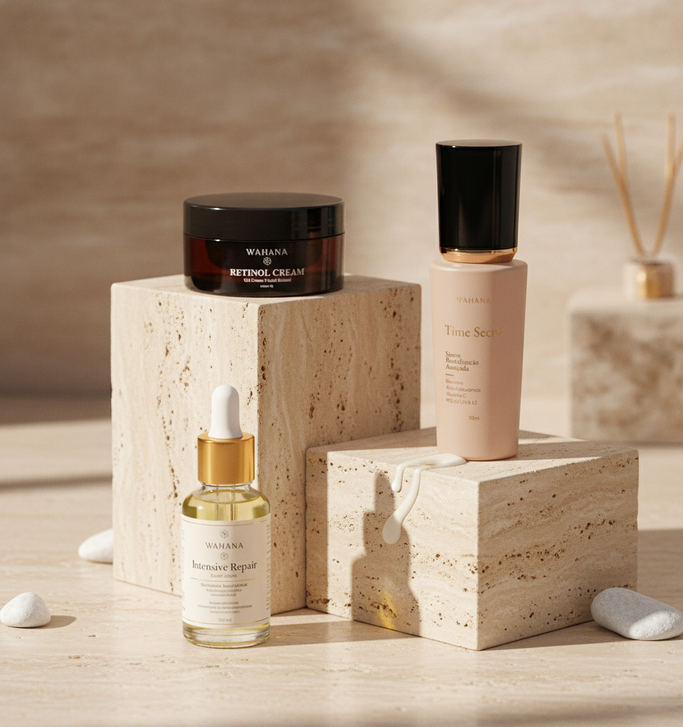 Skincare na Menopausa: Como Combater o Ressecamento e a Flacidez - Retinol Cream e Time Secret