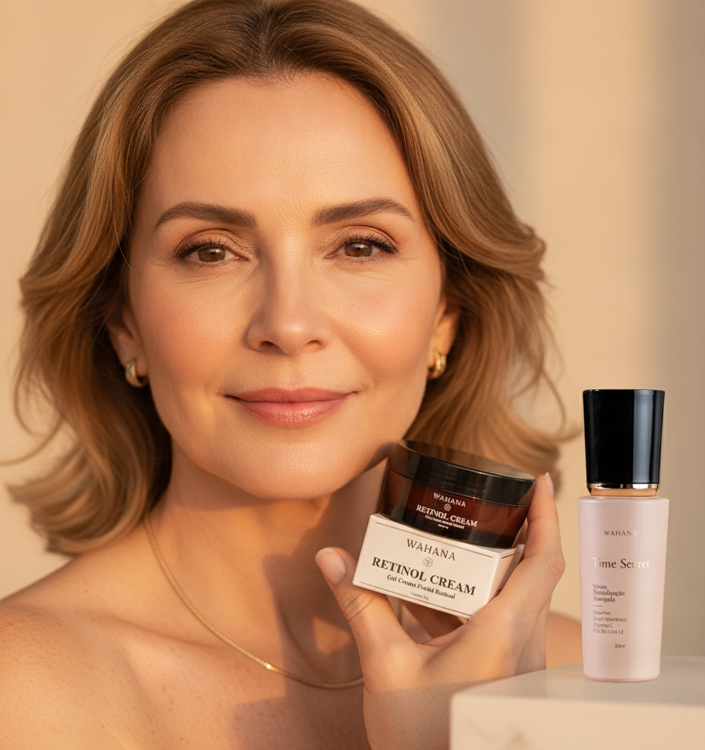 Como Usar Retinol na Pele Madura Sem Irritar - Retinol Cream e Time Secret