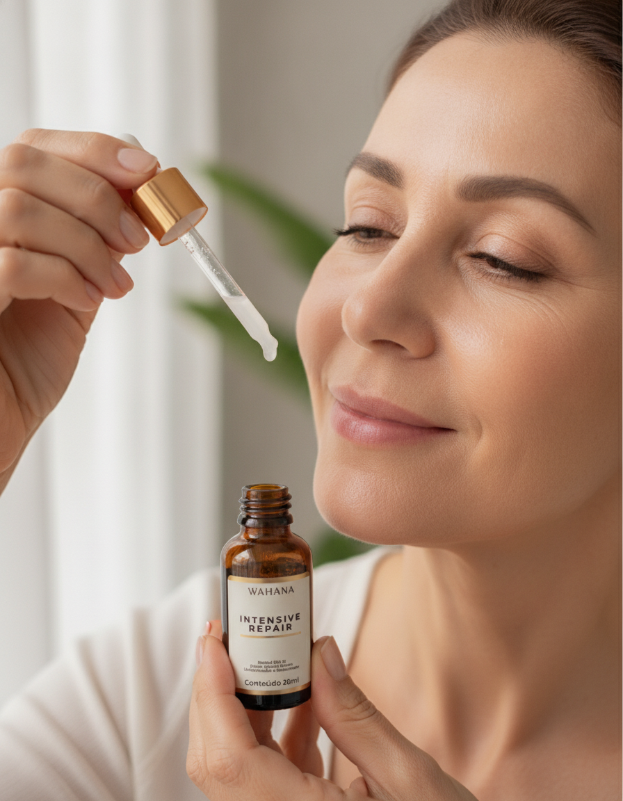 Skincare na menopausa para flacidez e ressecamento - Intensive Repair