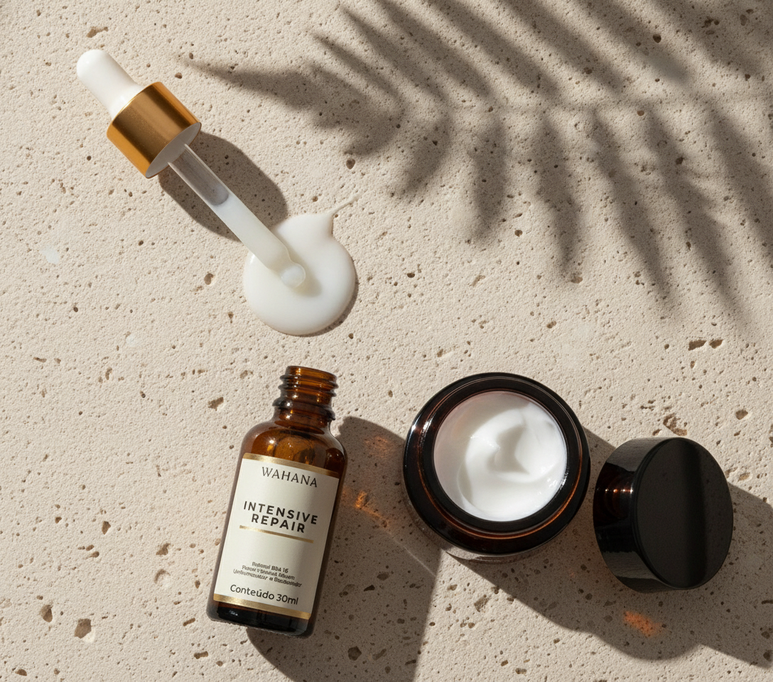 Skincare na menopausa para flacidez e ressecamento - Intensive Repair e Retinol Cream