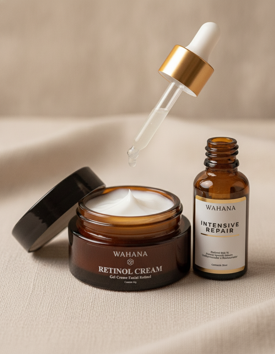 Retinol para Iniciantes: Como Usar o Padrão-Ouro do Anti-Idade - Retinol Cream e Intensive Repair