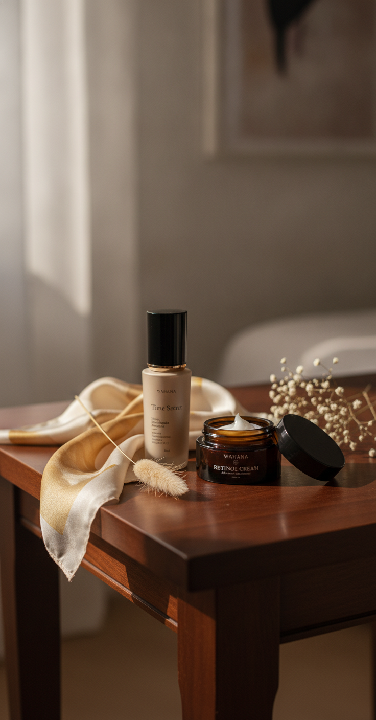 Retinol para Iniciantes: Como Usar o Padrão-Ouro do Anti-Idade - Retinol Cream e Time Secret