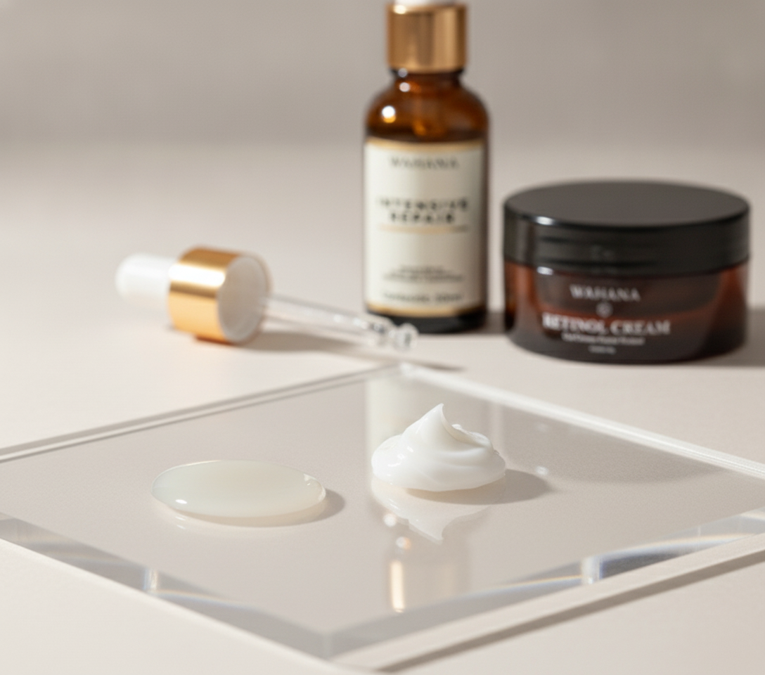 Retinol para Iniciantes: Como Usar o Padrão-Ouro do Anti-Idade - Retinol Cream e Intensive Repair