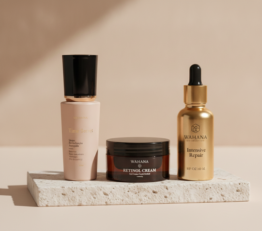 Skincare na menopausa: Como combater flacidez e ressecamento - Time Secret e Retinol Cream