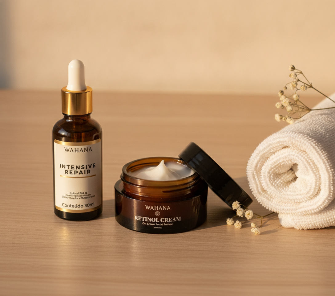 Diferença entre Sérum e Creme Hidratante: Qual a sua pele precisa? - Intensive Repair e Retinol Cream