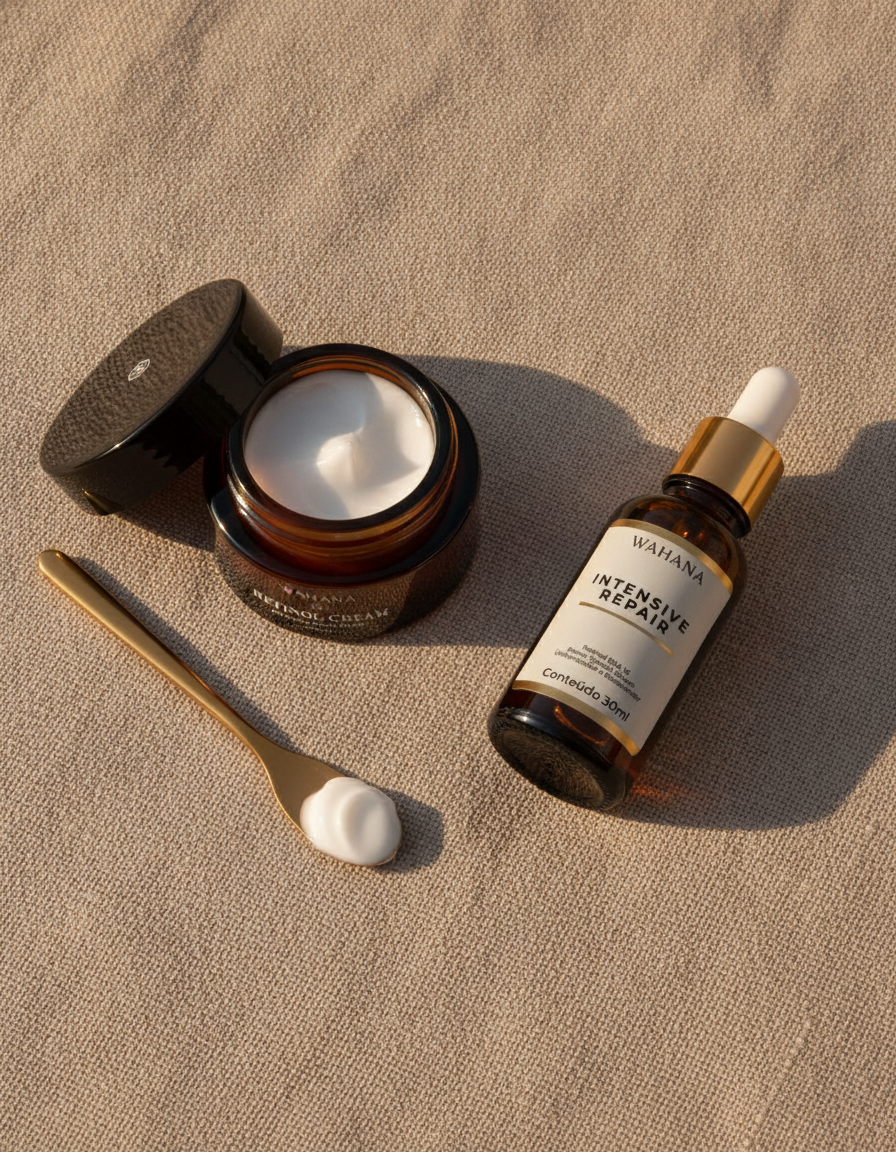 Skincare Minimalista: O que realmente importa na sua rotina - Retinol Cream e Intensive Repair