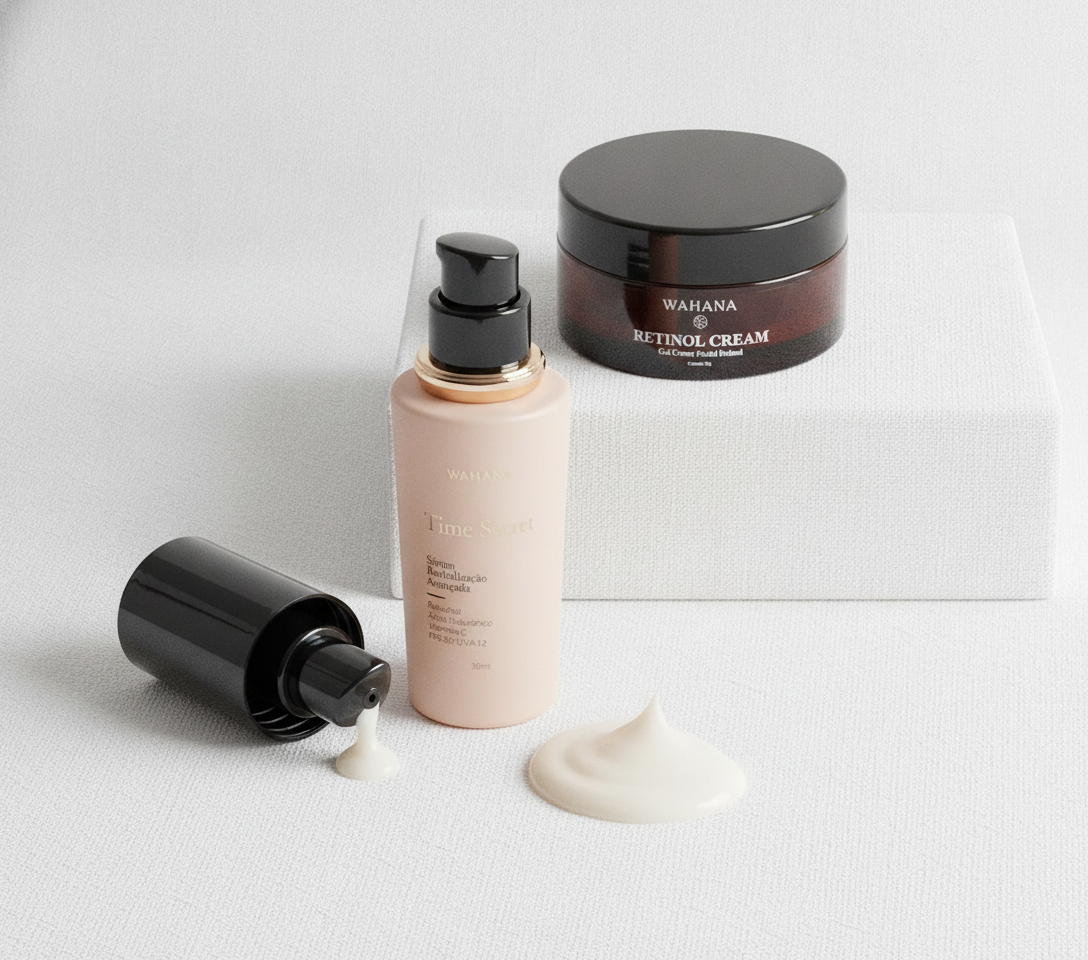Bakuchiol para pele madura depois dos 50: O Retinol Verde - Time Secret e Retinol Cream