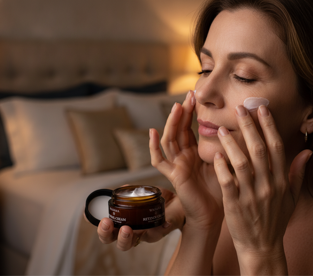 Rotina Noturna de Skincare: O Segredo do Sono da Beleza - Retinol Cream