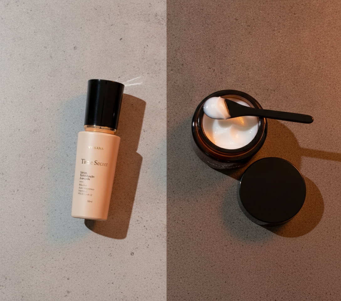 Rotina Noturna de Skincare: O Segredo do Sono da Beleza - Time Secret e Retinol Cream
