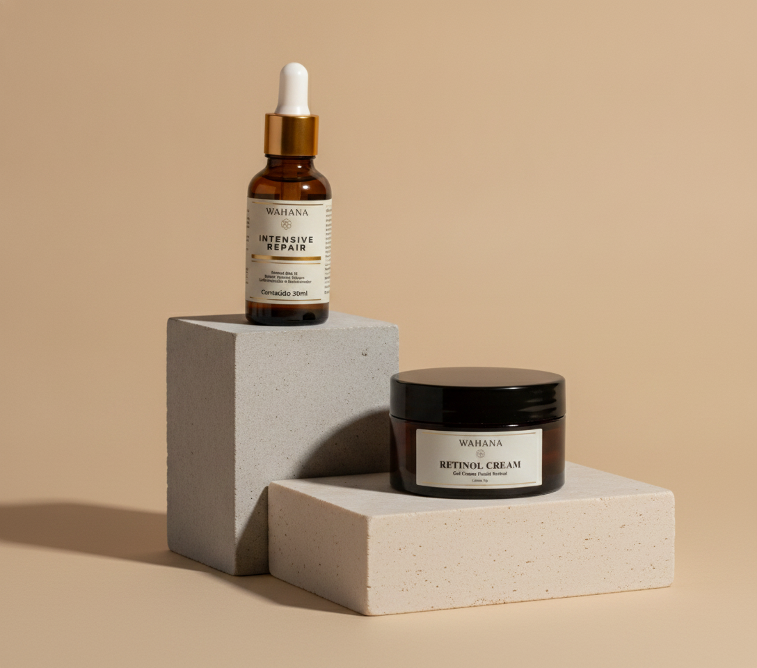 Como Usar Retinol em Pele Sensível Sem Irritação - Retinol Cream e Intensive Repair