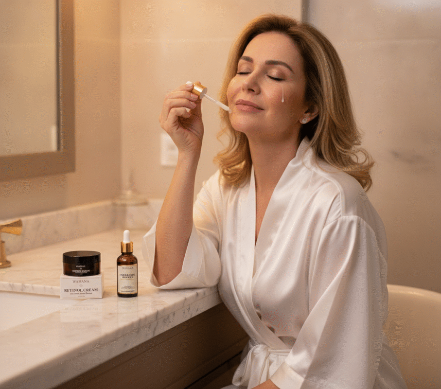 Rotina Noturna de Skincare: O Segredo do Sono da Beleza Revelado - Intensive Repair e Retinol Cream