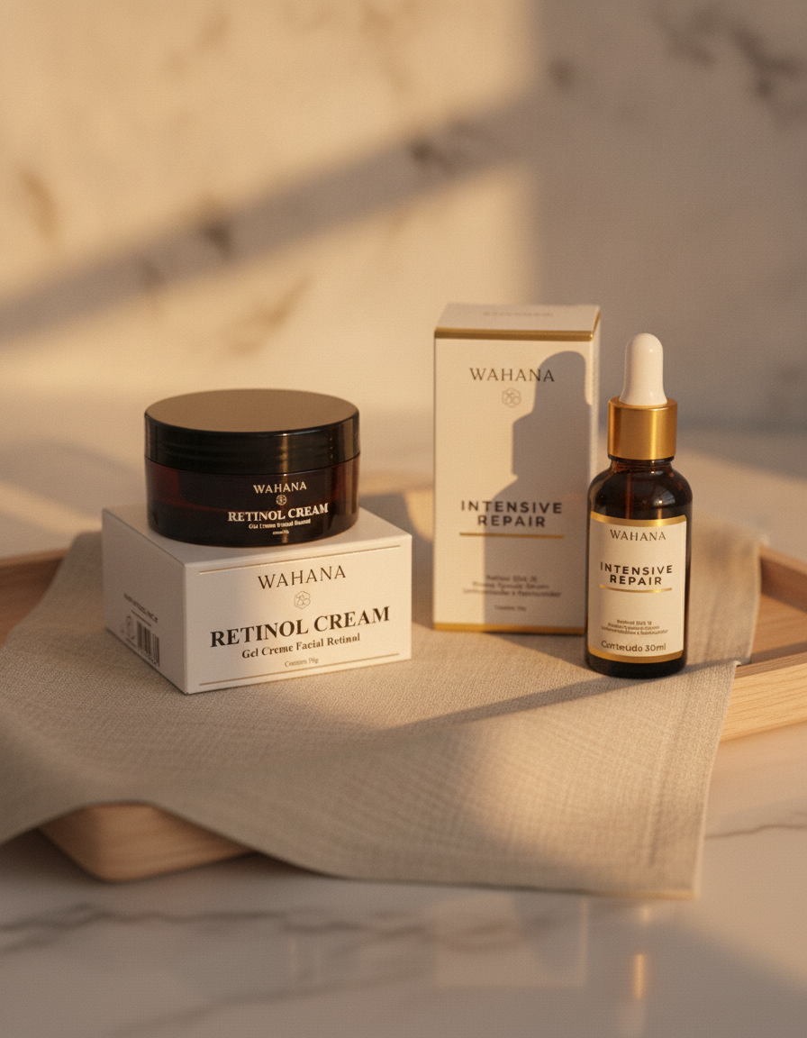 Retinol para Pele Sensível: Como Usar Sem Irritação e Vermelhidão - Retinol Cream e Intensive Repair