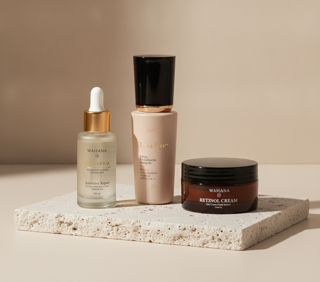 Rotina Skincare 40+: Como Prevenir a Perda de Colágeno e Flacidez - Time Secret e Retinol Cream
