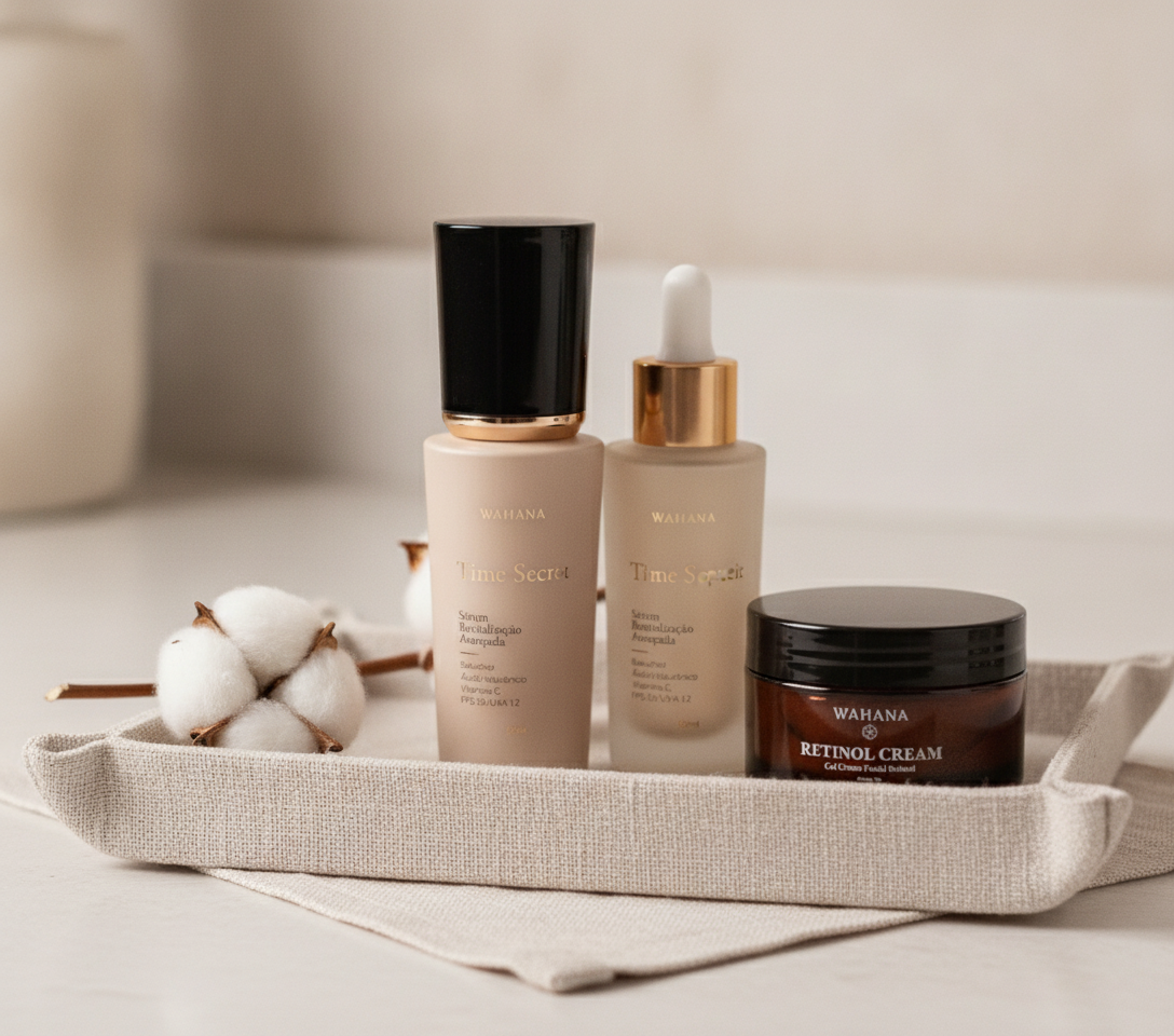 Time Secret funciona para pele madura? Resenha e Benefícios - Time Secret e Retinol Cream