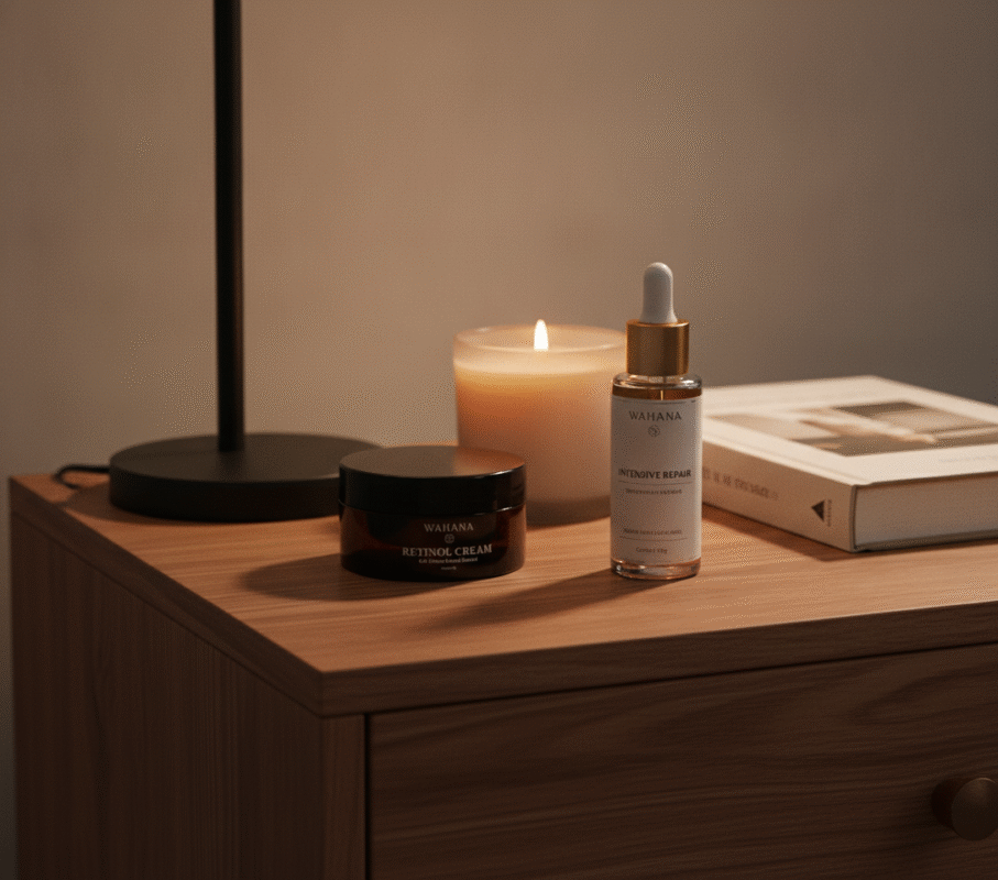 Rotina noturna com retinol para pele madura: Passo a Passo - Retinol Cream